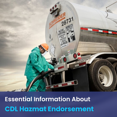 Cover image for Essential Information About The CDL Hazmat Endorsement Cover image for blog post: Essential Information About The CDL Hazmat Endorsement - Lili Nguyen