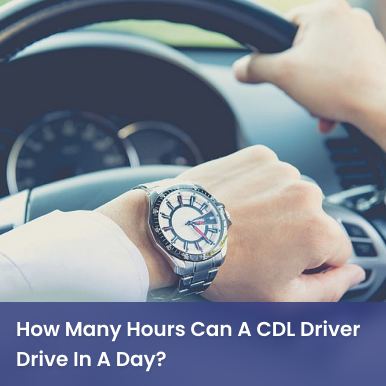 how many hours can a cdl driver drive in a day